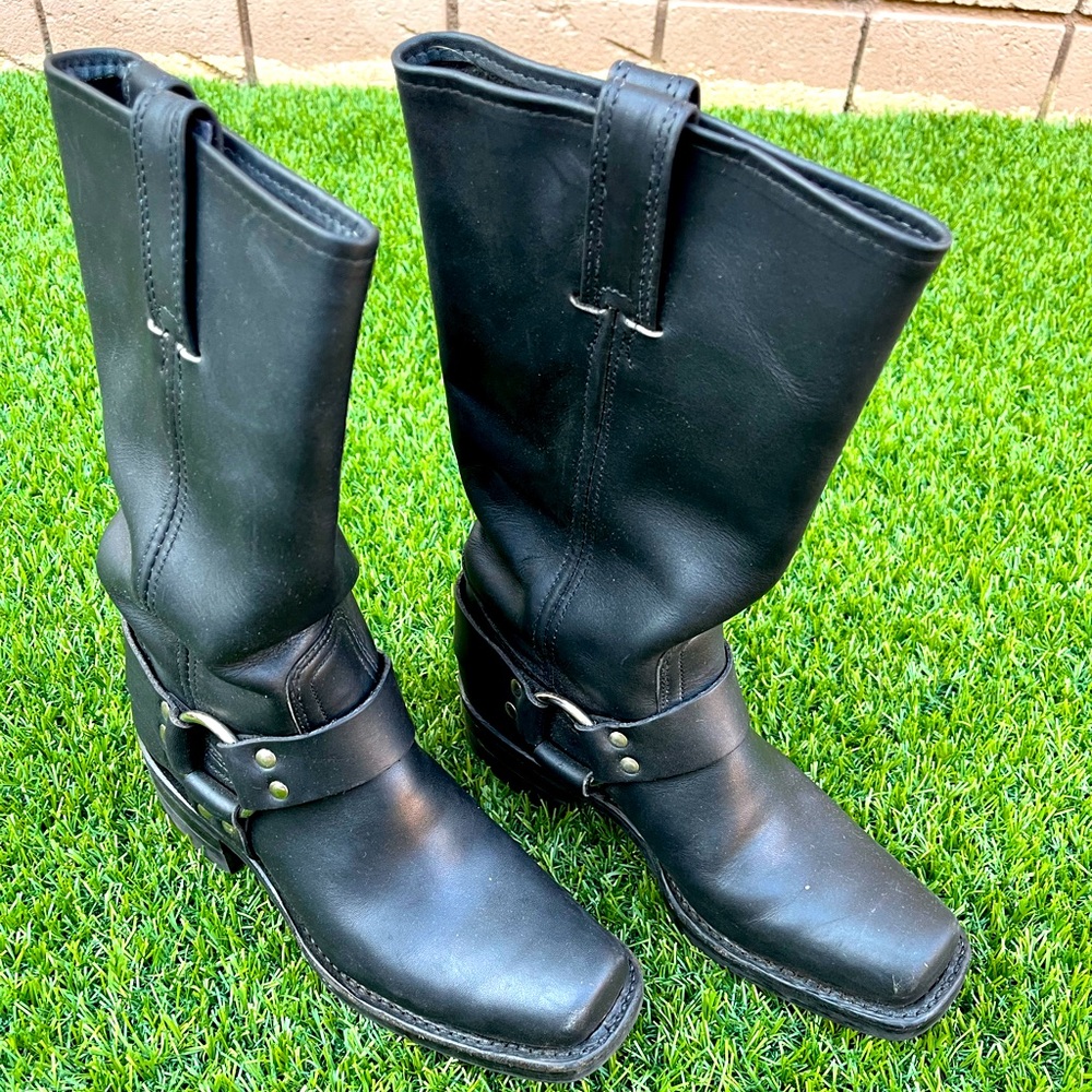 Frye Harness Boots Women - Black - 6.5